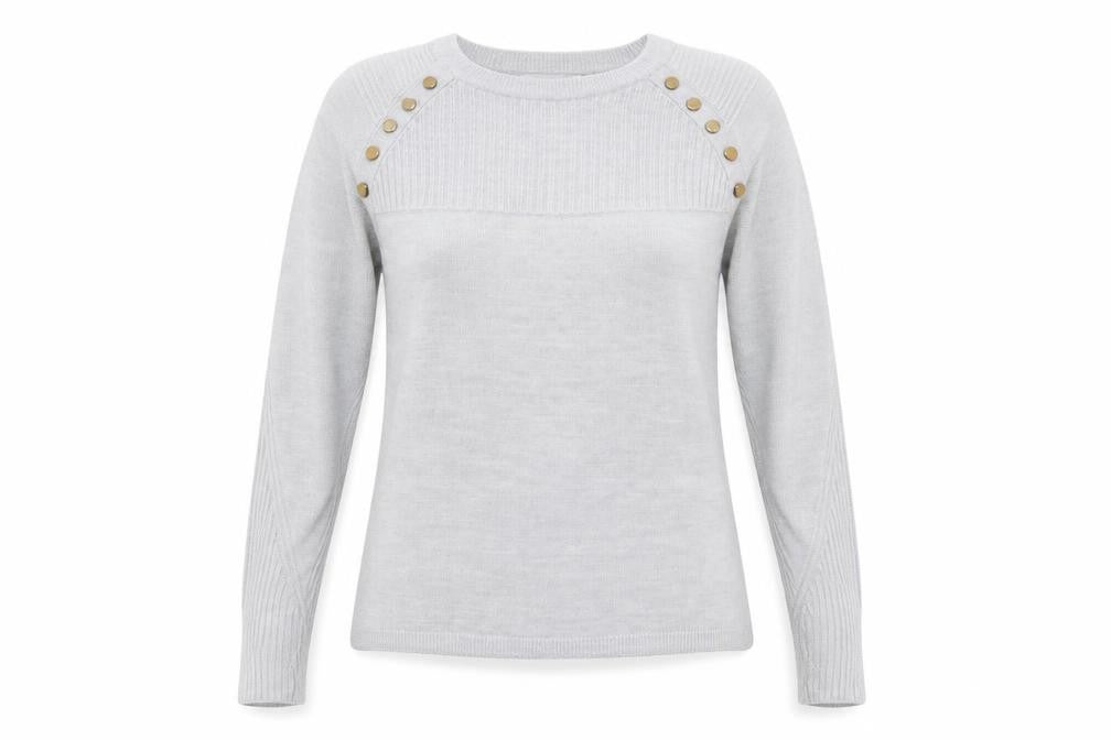 Marks & Spencer Womens Grey   Pullover Jumper Size 10