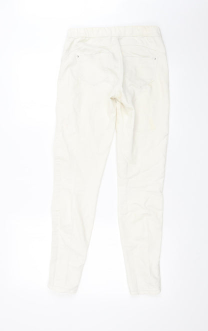 DENIM CO Womens White   Jegging Jeans Size 8 L29 in