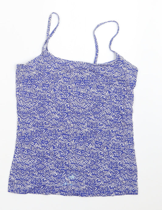NEXT Womens Blue Geometric  Camisole T-Shirt Size 6