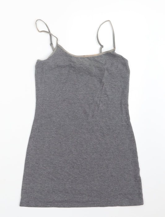 H&M Womens Grey   Camisole T-Shirt Size XS