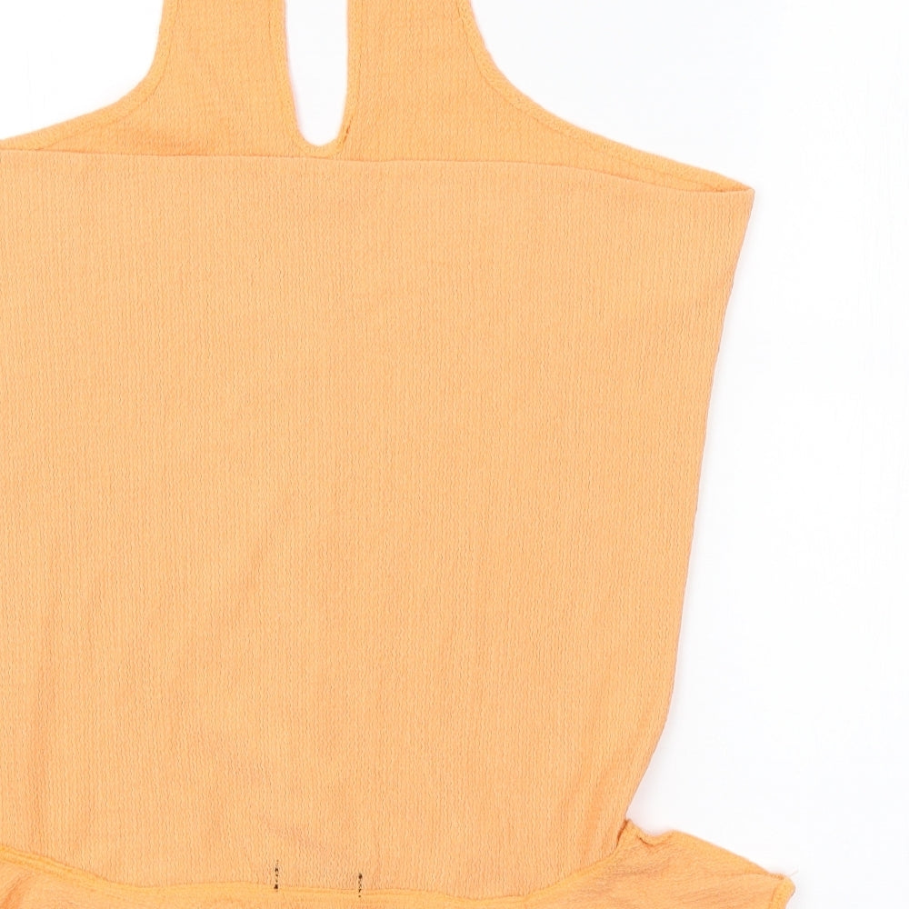 F&F Womens Orange   Basic Blouse Size 10