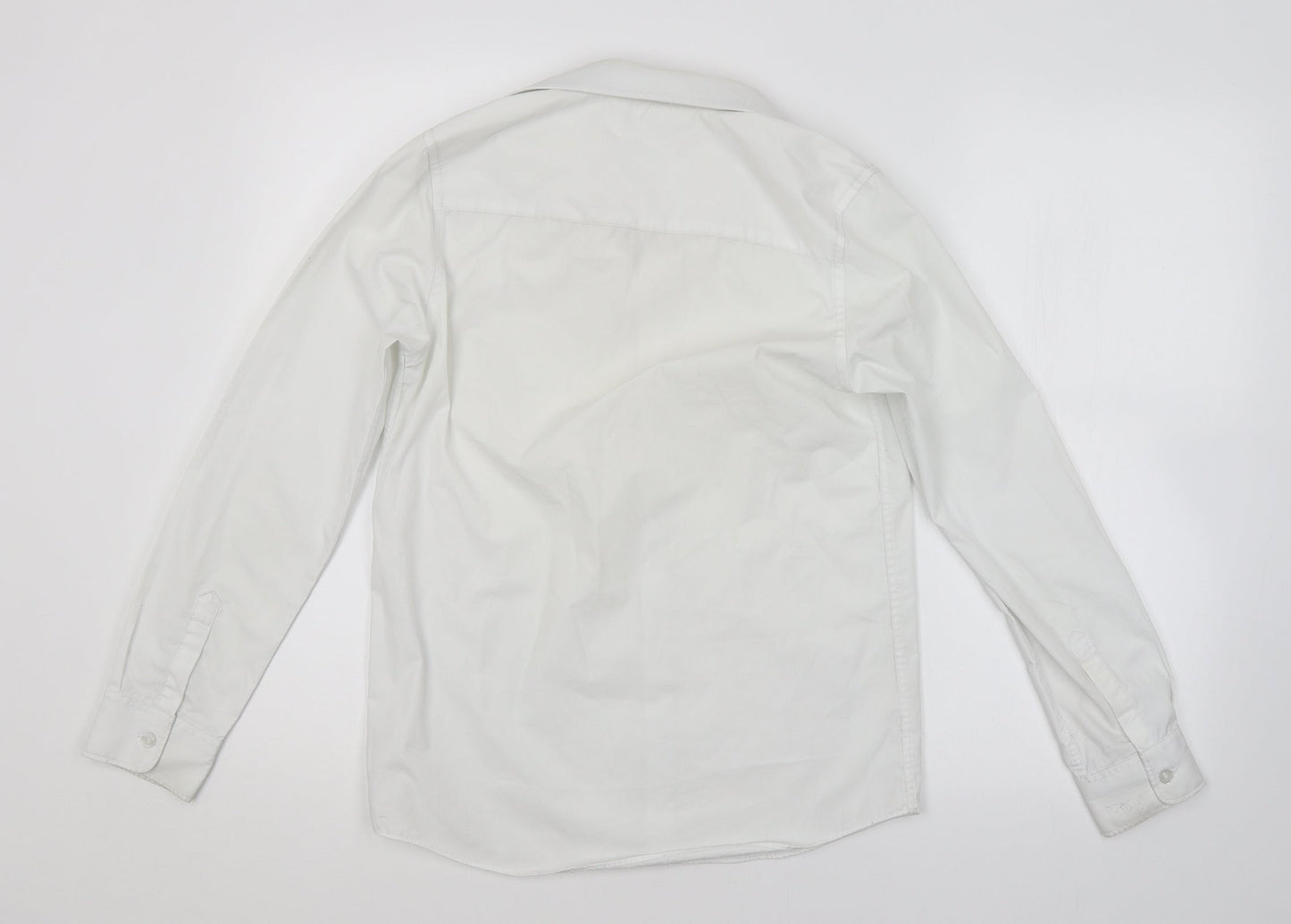 F&F Boys White   Basic Button-Up Size 12-13 Years