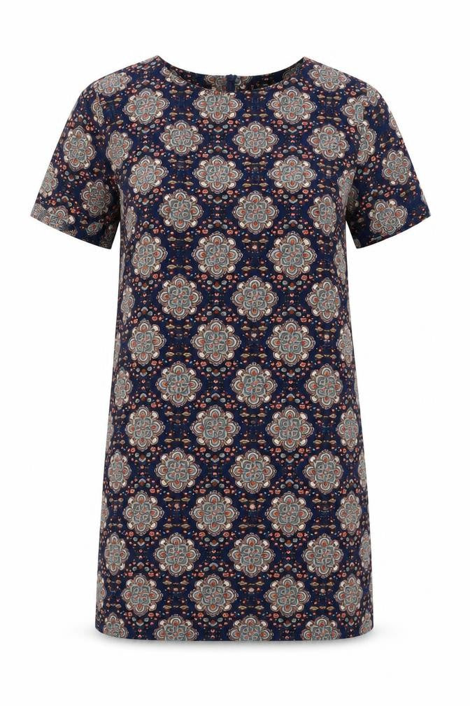 Fashion Union Womens Multicoloured Argyle/Diamond  Basic Blouse Size 12