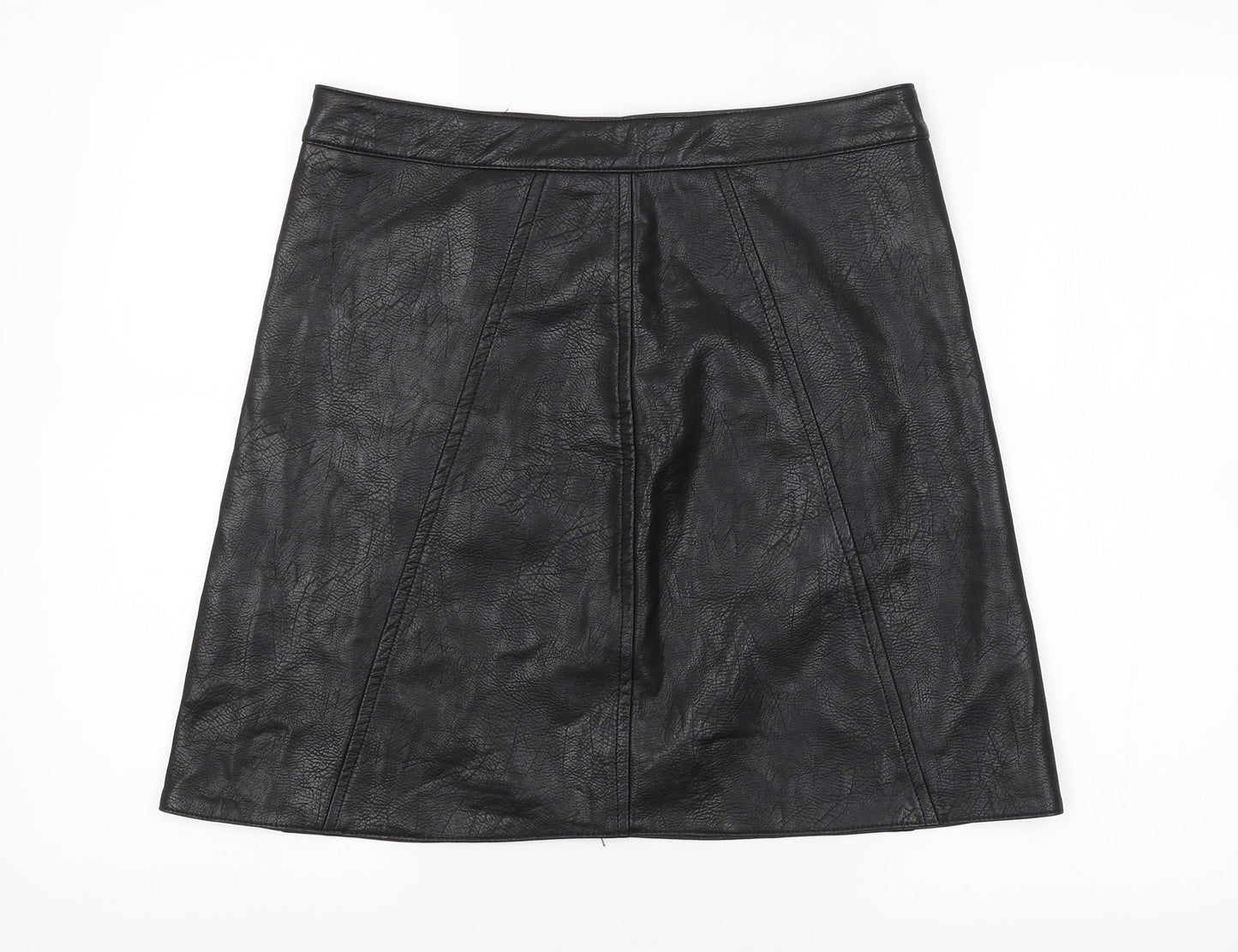 IVIVI Womens Black   Mini Skirt Size L