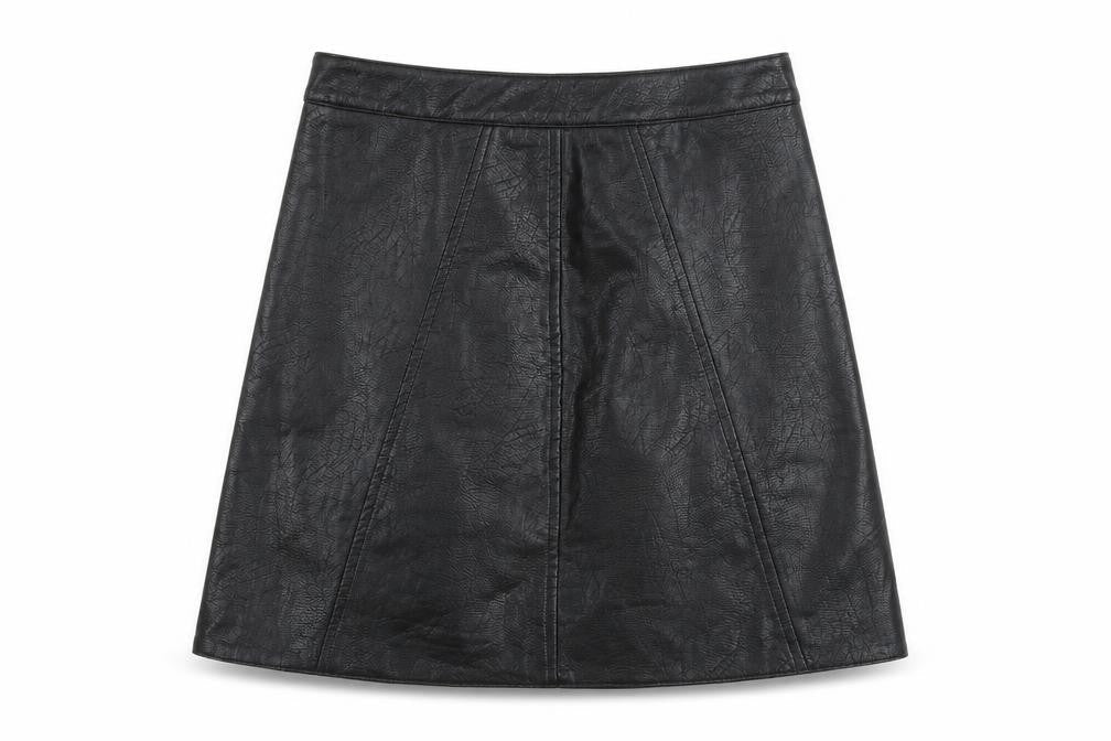 IVIVI Womens Black   Mini Skirt Size L