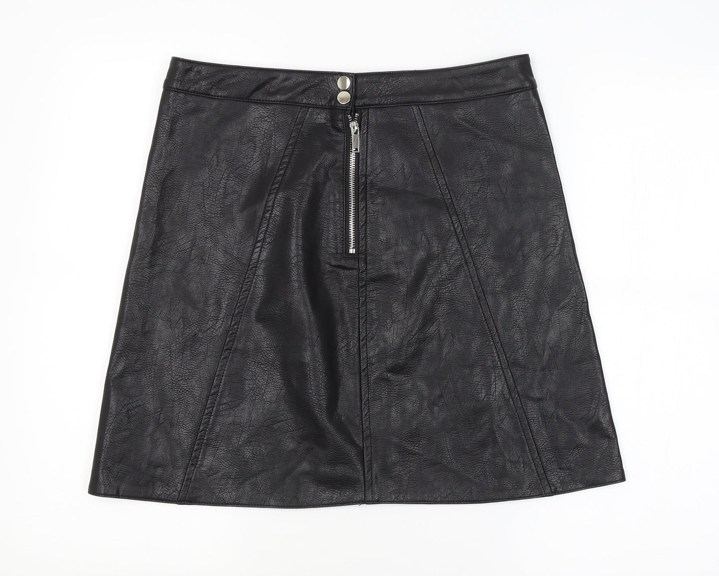 IVIVI Womens Black   Mini Skirt Size L