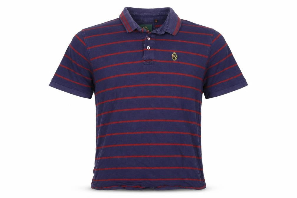 Luke Sport  Mens Multicoloured Striped   Polo Size M