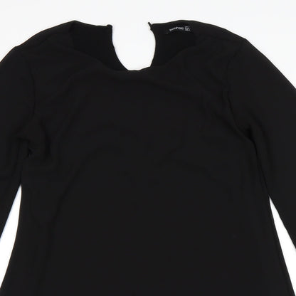 Boohoo Womens Black   A-Line  Size 8