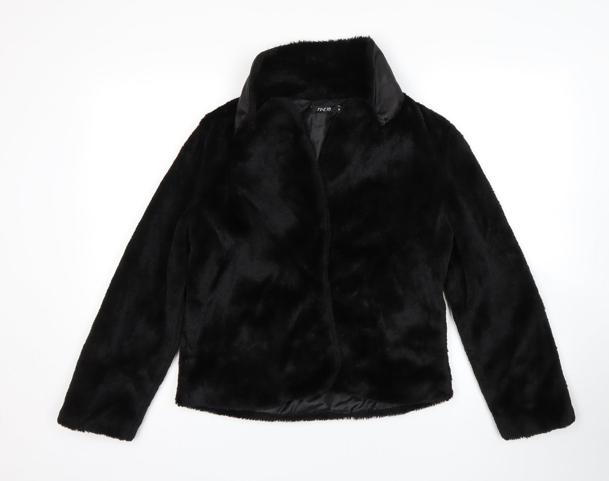 Finejo Womens Black   Jacket  Size M