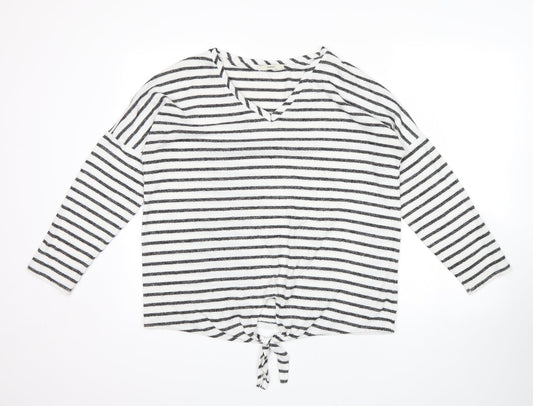 George Womens Multicoloured Striped  Pullover Jumper Size 16