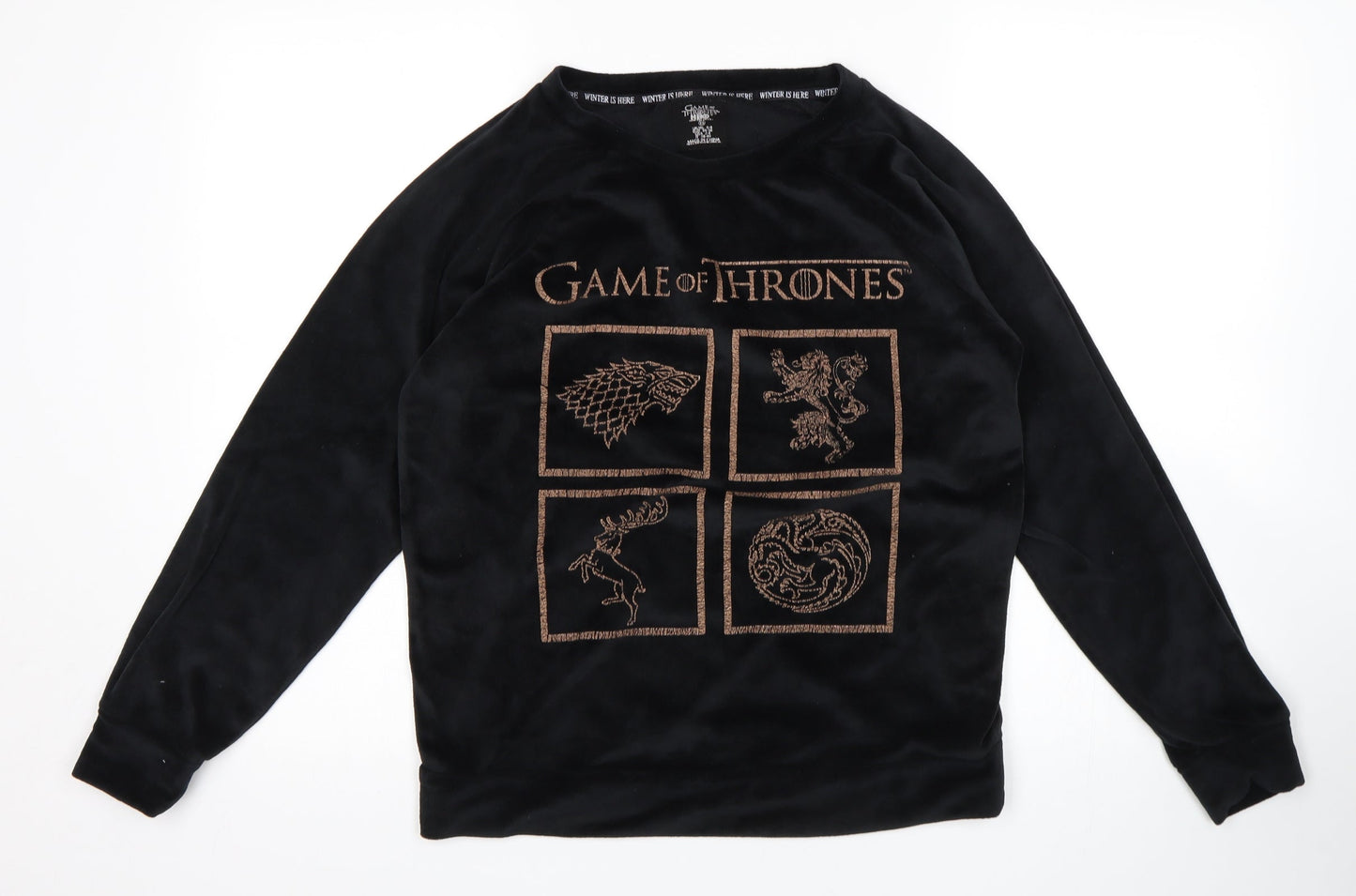 love to lounge Womens Black    Pyjama Top Size XS  - Game Of Thrones