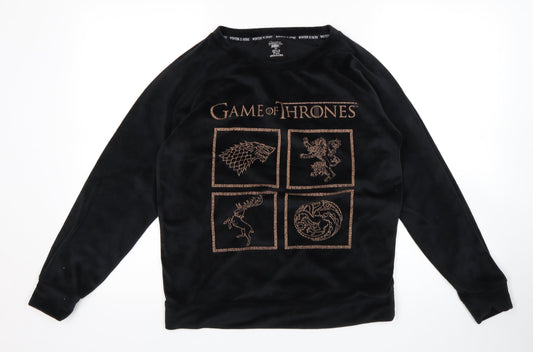 love to lounge Womens Black    Pyjama Top Size XS  - Game Of Thrones