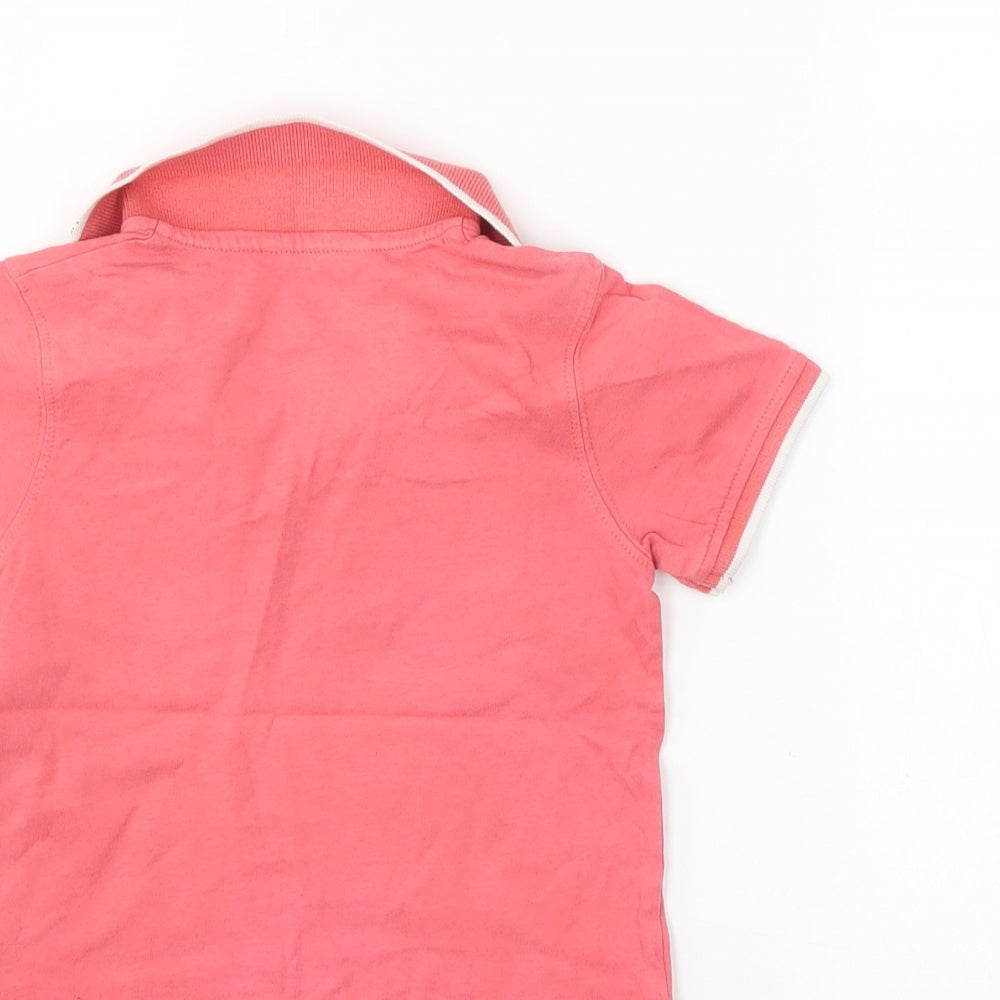 George Boys Pink   Basic Polo