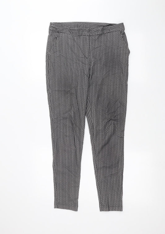 New Look Womens Black   Trousers  Size 10 L24 in