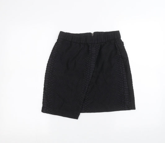 Topshop Womens Black   Bandage Skirt Size 10