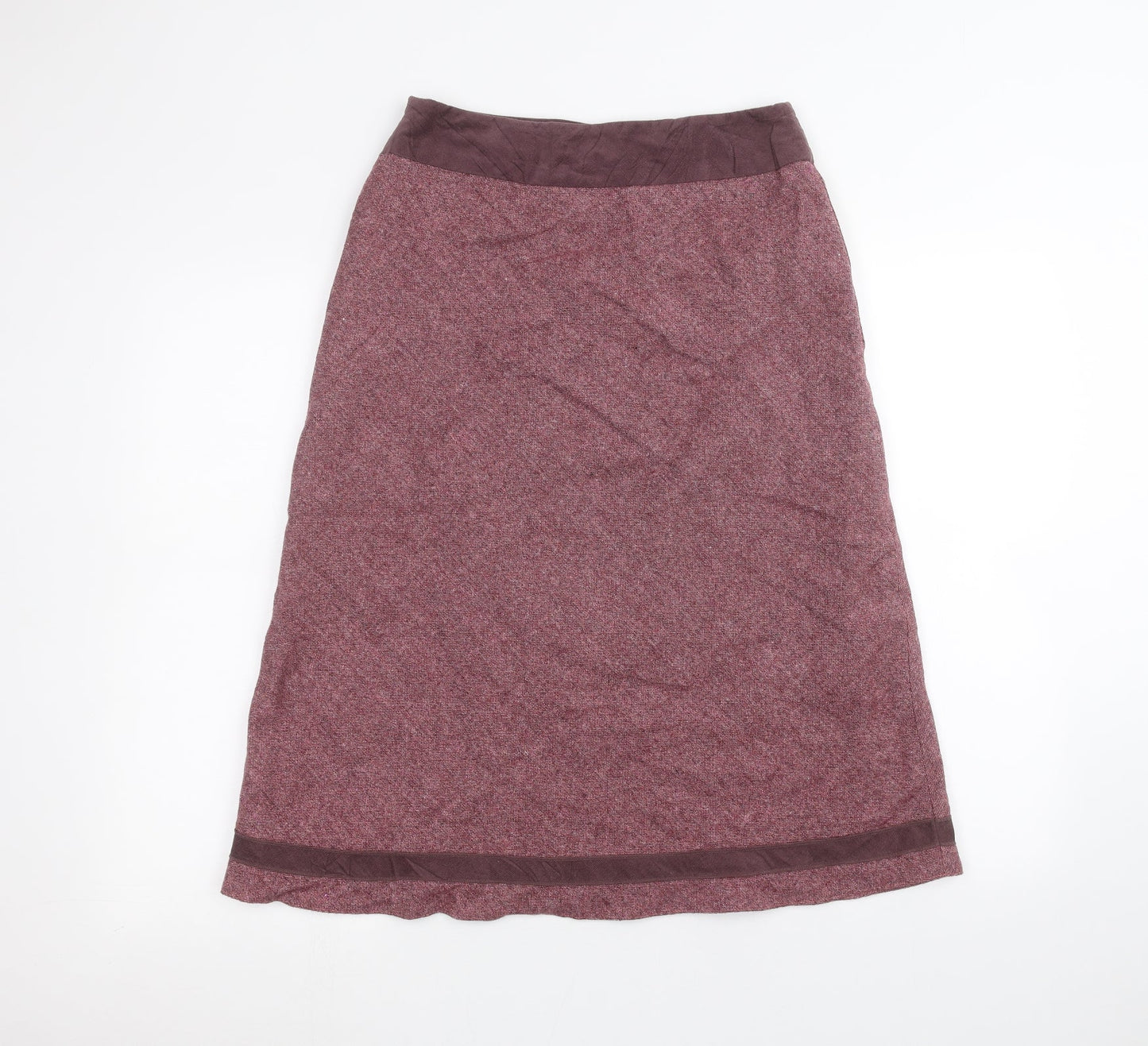 Klass Womens Purple   A-Line Skirt Size 10