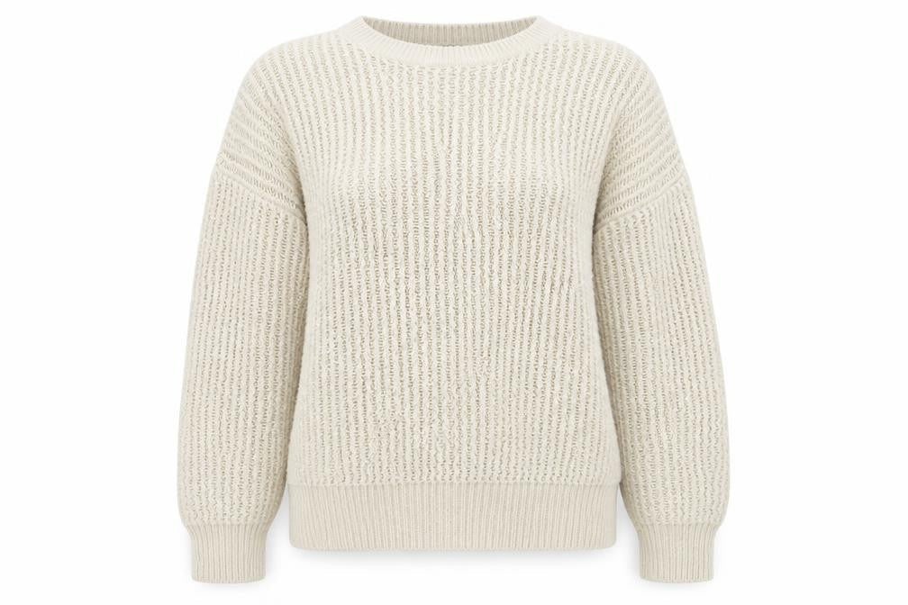 Originals Womens Beige  Knit Pullover Jumper Size M
