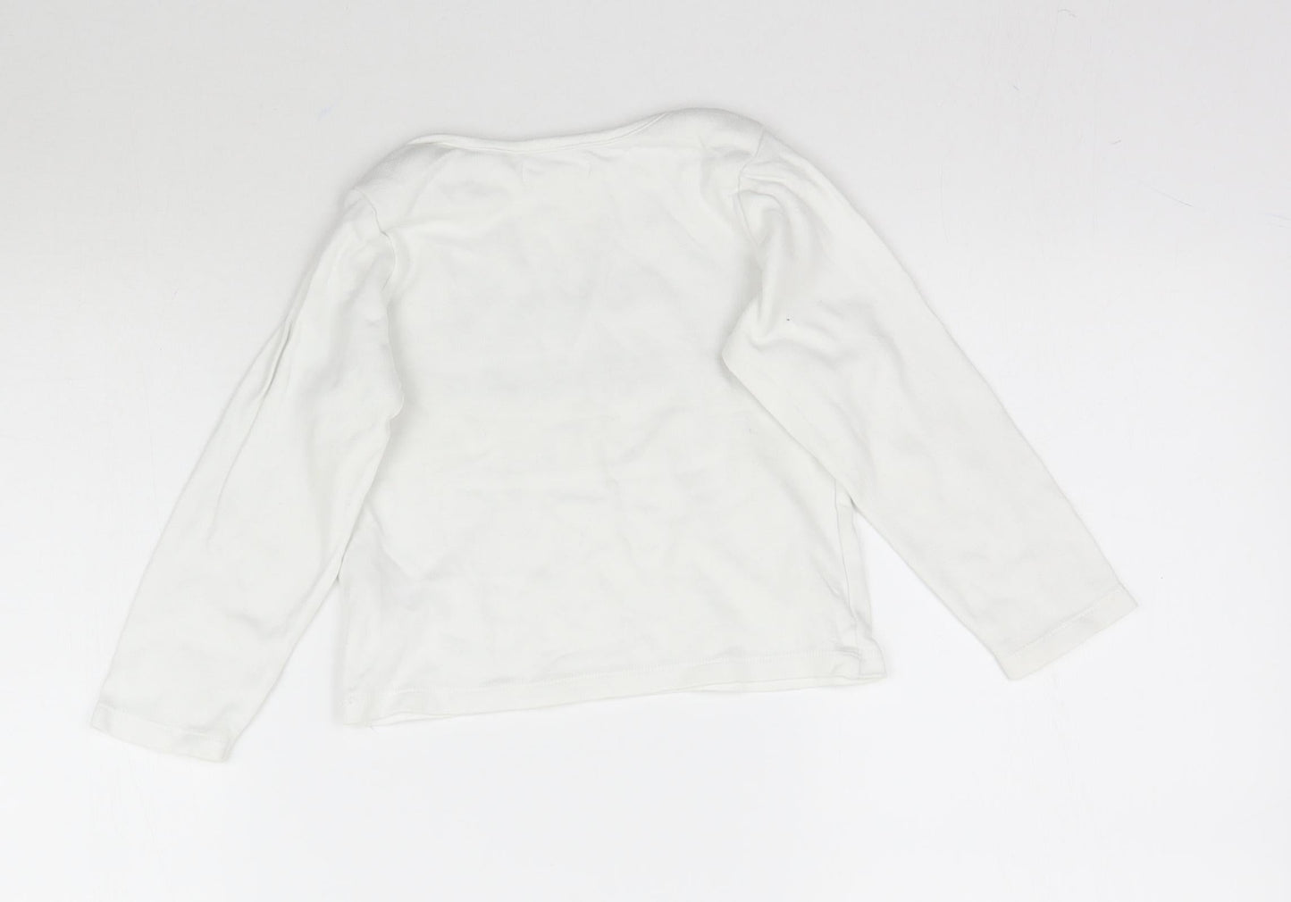 Ladybird Baby White   Basic T-Shirt Size 18-24 Months  - Captain Adorable
