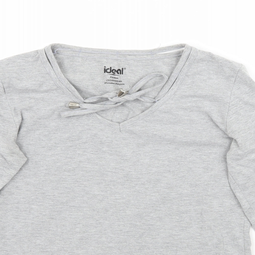 Ideal Womens Grey   Basic T-Shirt Size M