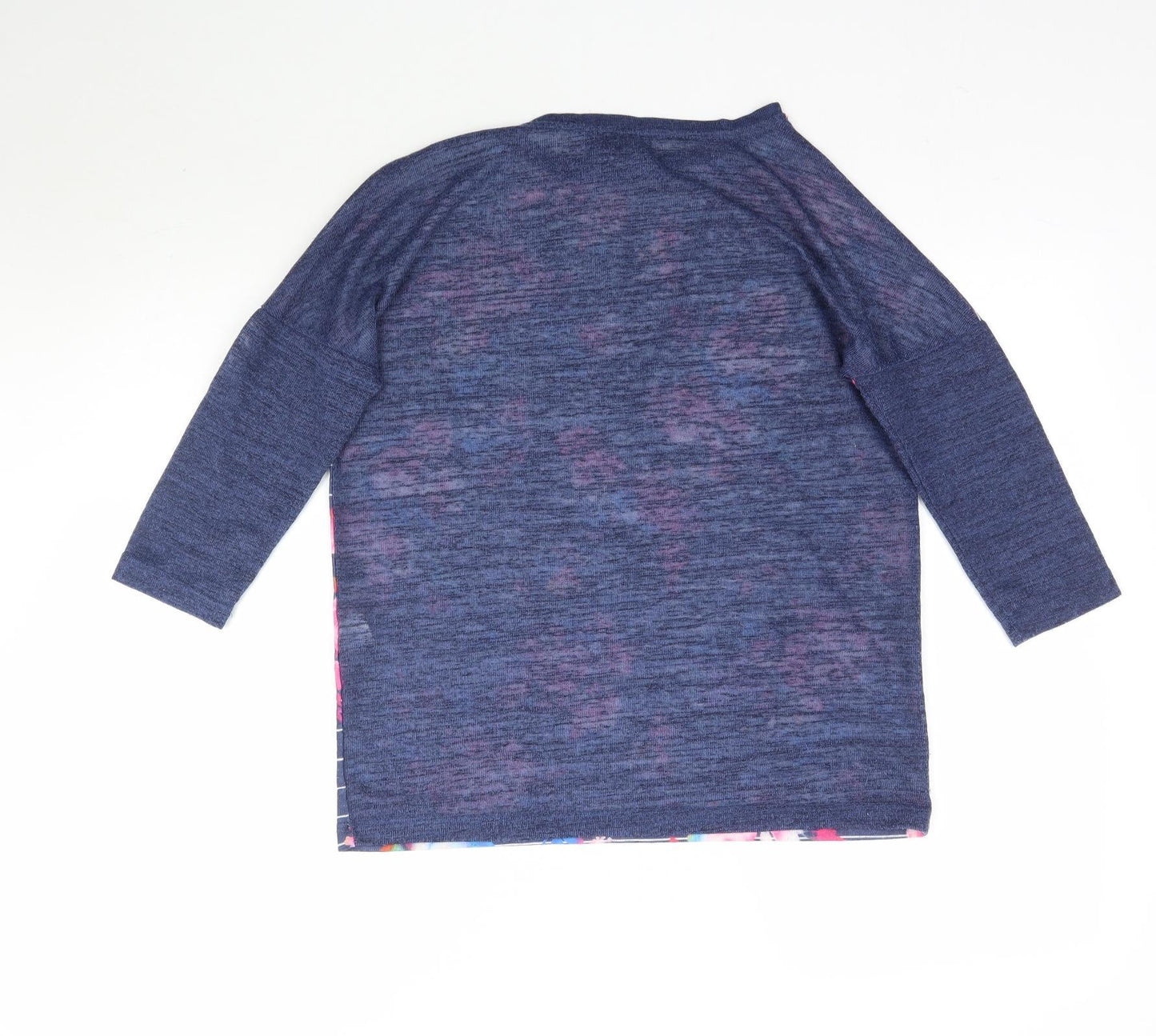 Atmosphere Womens Blue Floral  Basic T-Shirt Size 6
