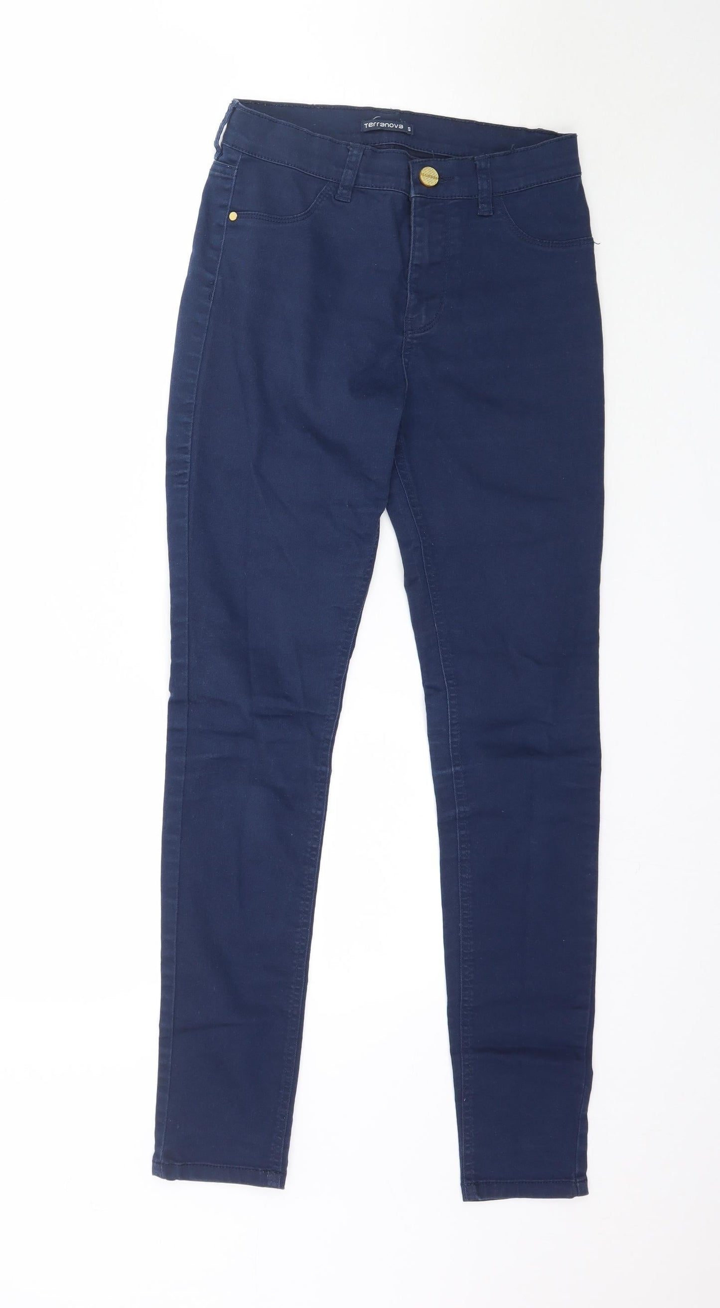 Terranova Womens Blue  Denim Skinny Jeans Size S L28 in