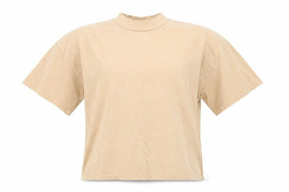 ASOS Womens Beige   Basic T-Shirt Size 6  - Muted Orange / Beige
