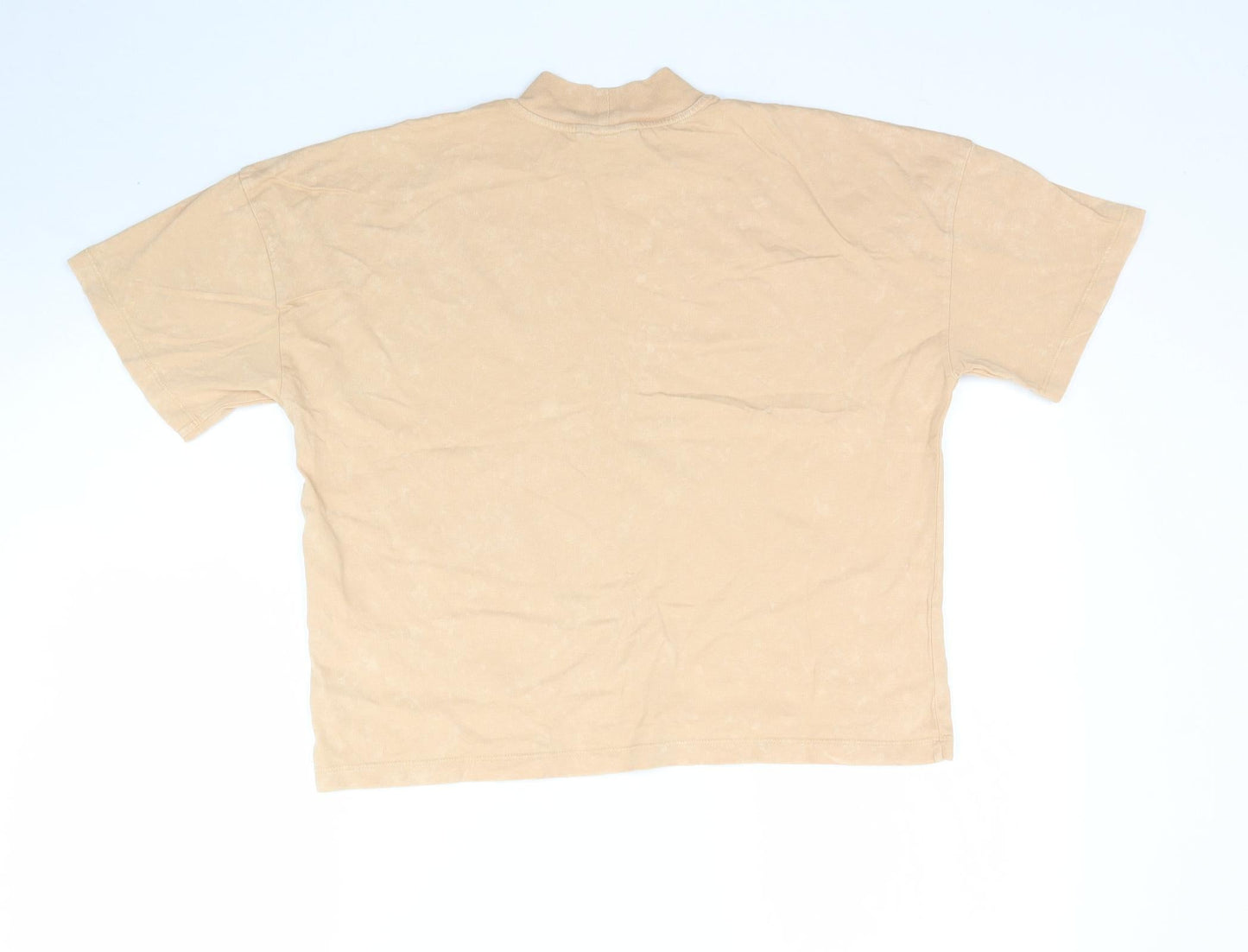 ASOS Womens Beige   Basic T-Shirt Size 6  - Muted Orange / Beige