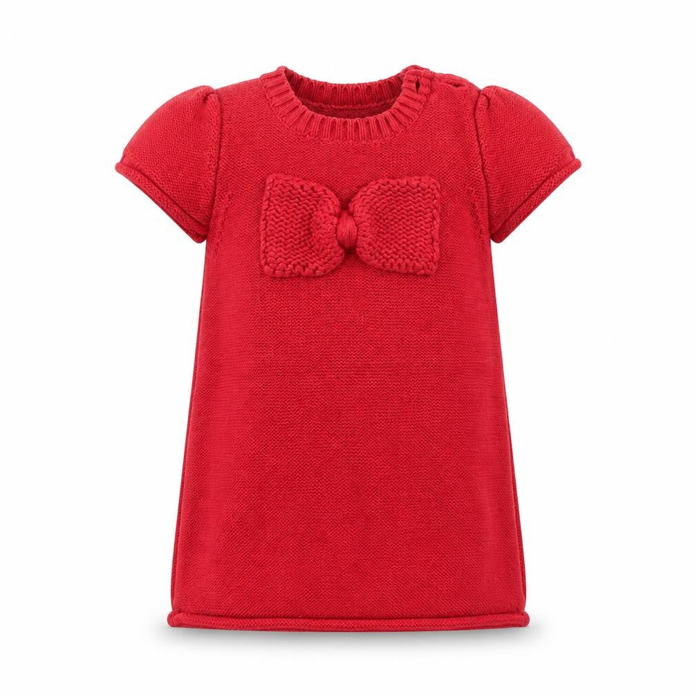 NEXT Girls Red  Knit Mini  Size 2-3 Years  - Bow detail