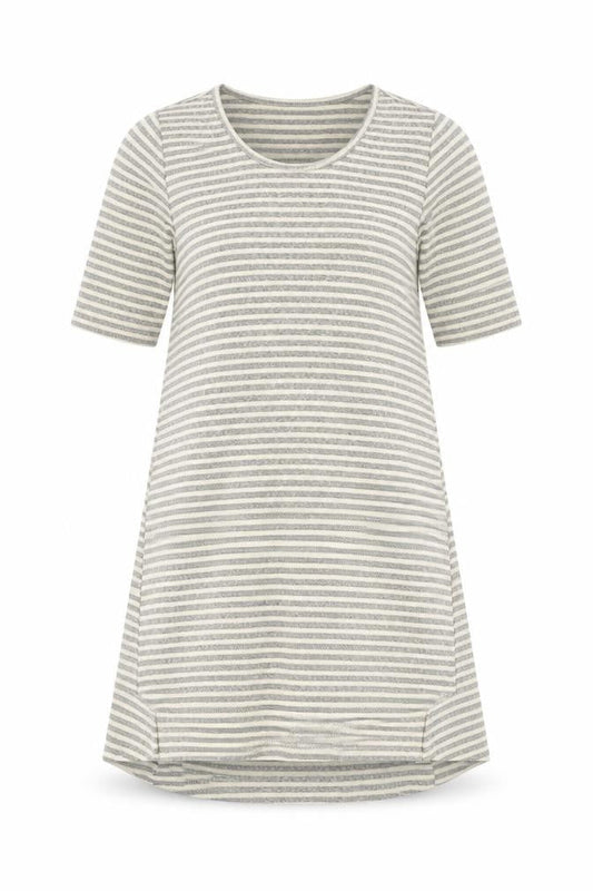 Lisa Rinna Womens Multicoloured Striped  T-Shirt Dress  Size XS