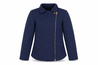 Isaac Mizrahi Womens Blue   Jacket Coat Size XS