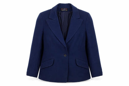 Elgee Womens Blue   Jacket Blazer Size M