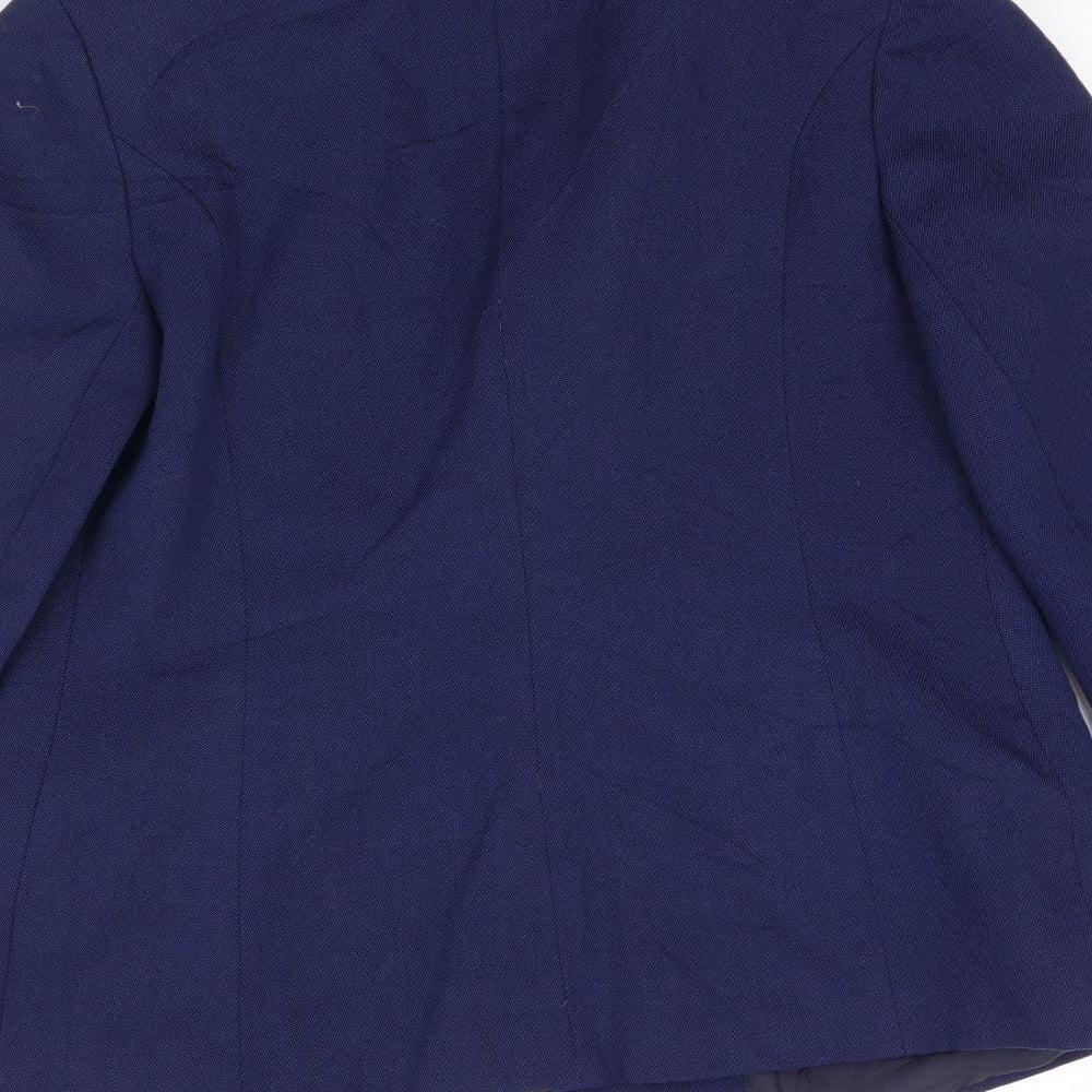 Elgee Womens Blue   Jacket Blazer Size M