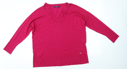 Mango Womens Pink   Basic Blouse Size M