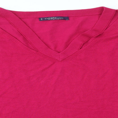 Mango Womens Pink   Basic Blouse Size M