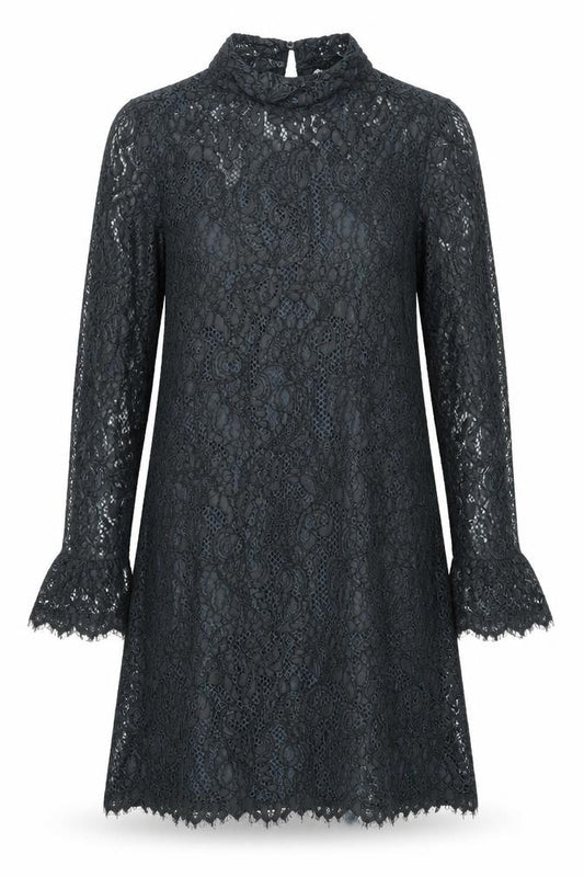 H&M Womens Grey  Lace A-Line  Size 8