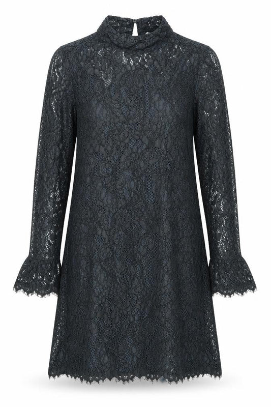 H&M Womens Grey  Lace A-Line  Size 8