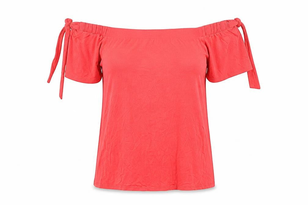 George Womens Red   Basic Blouse Size 14