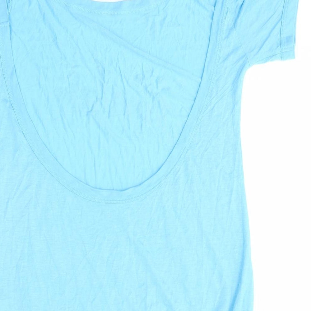 Reebok Womens Blue   Basic T-Shirt Size S
