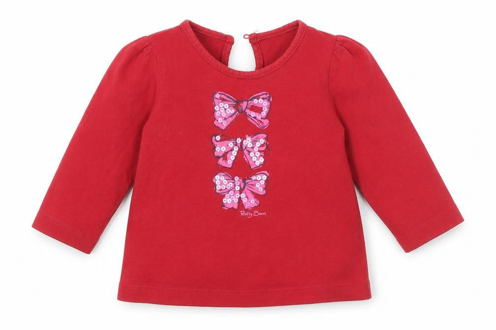 Matalan Baby Red   Basic T-Shirt Size 6-9 Months