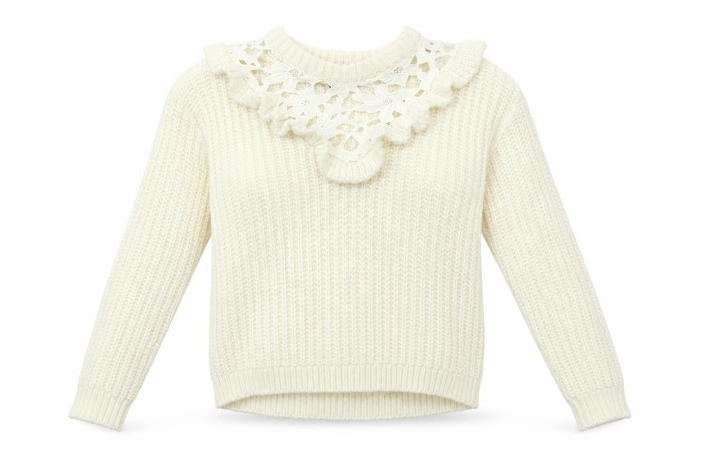 Miss Selfridge Womens Ivory   Pullover Jumper Size 6