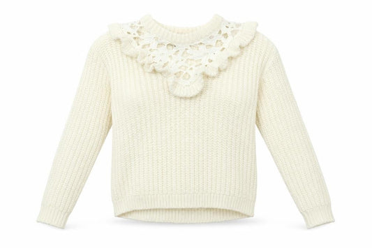 Miss Selfridge Womens Ivory   Pullover Jumper Size 6