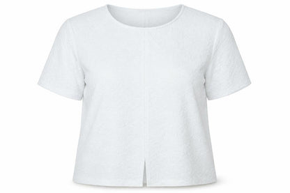 Warehouse Womens White   Basic T-Shirt Size 16