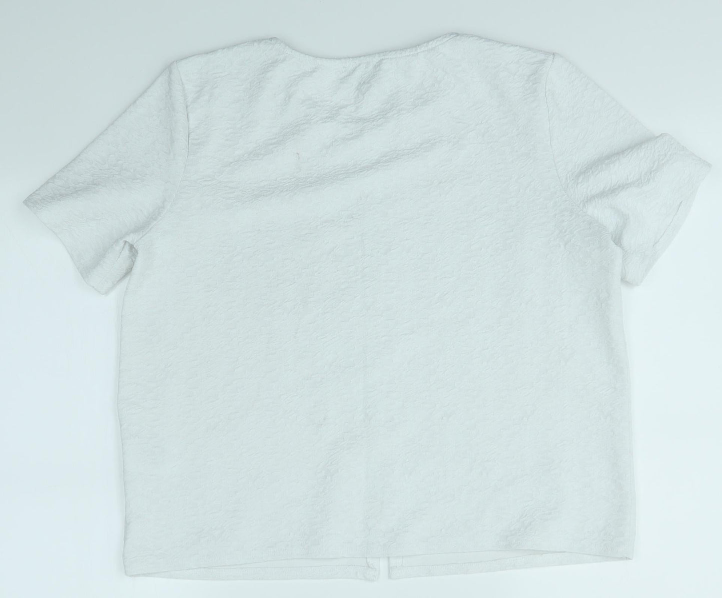 Warehouse Womens White   Basic T-Shirt Size 16