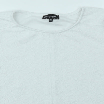 Warehouse Womens White   Basic T-Shirt Size 16