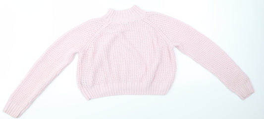 H&M Womens Pink   Pullover Jumper Size M