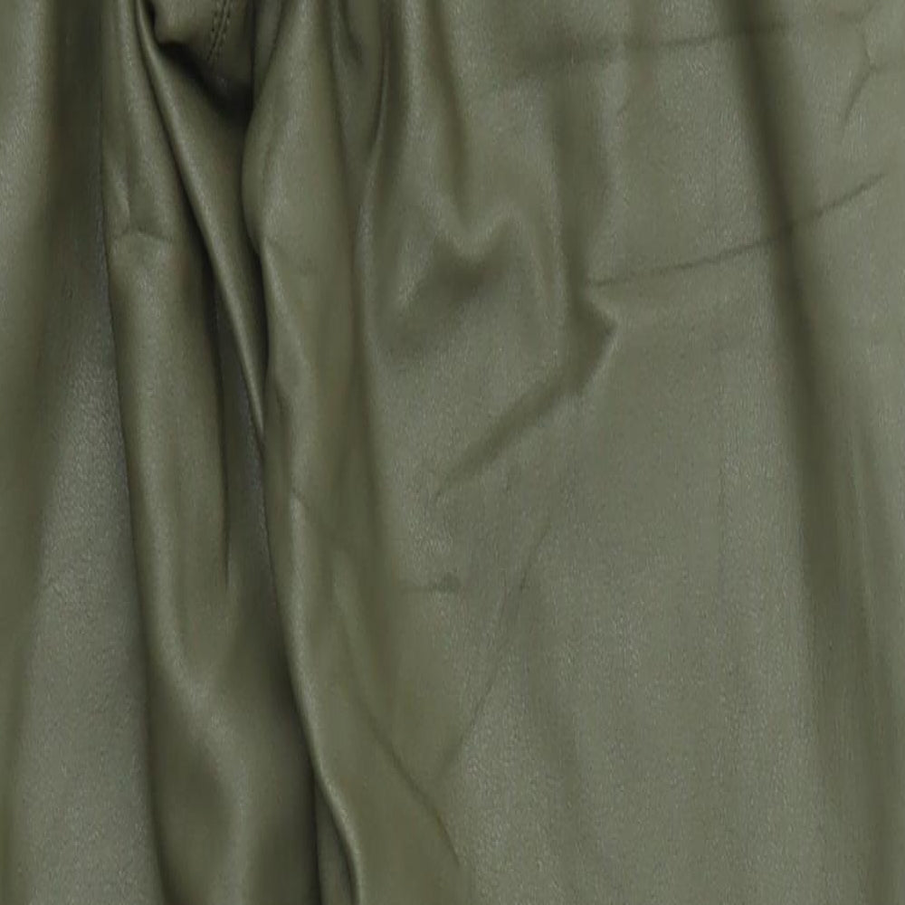 Topshop Womens Green   Trousers  Size 8 L26 in