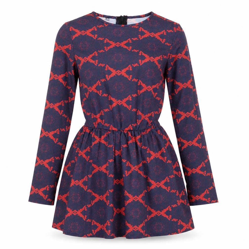 Preworn Womens Blue Geometric  Mini  Size S