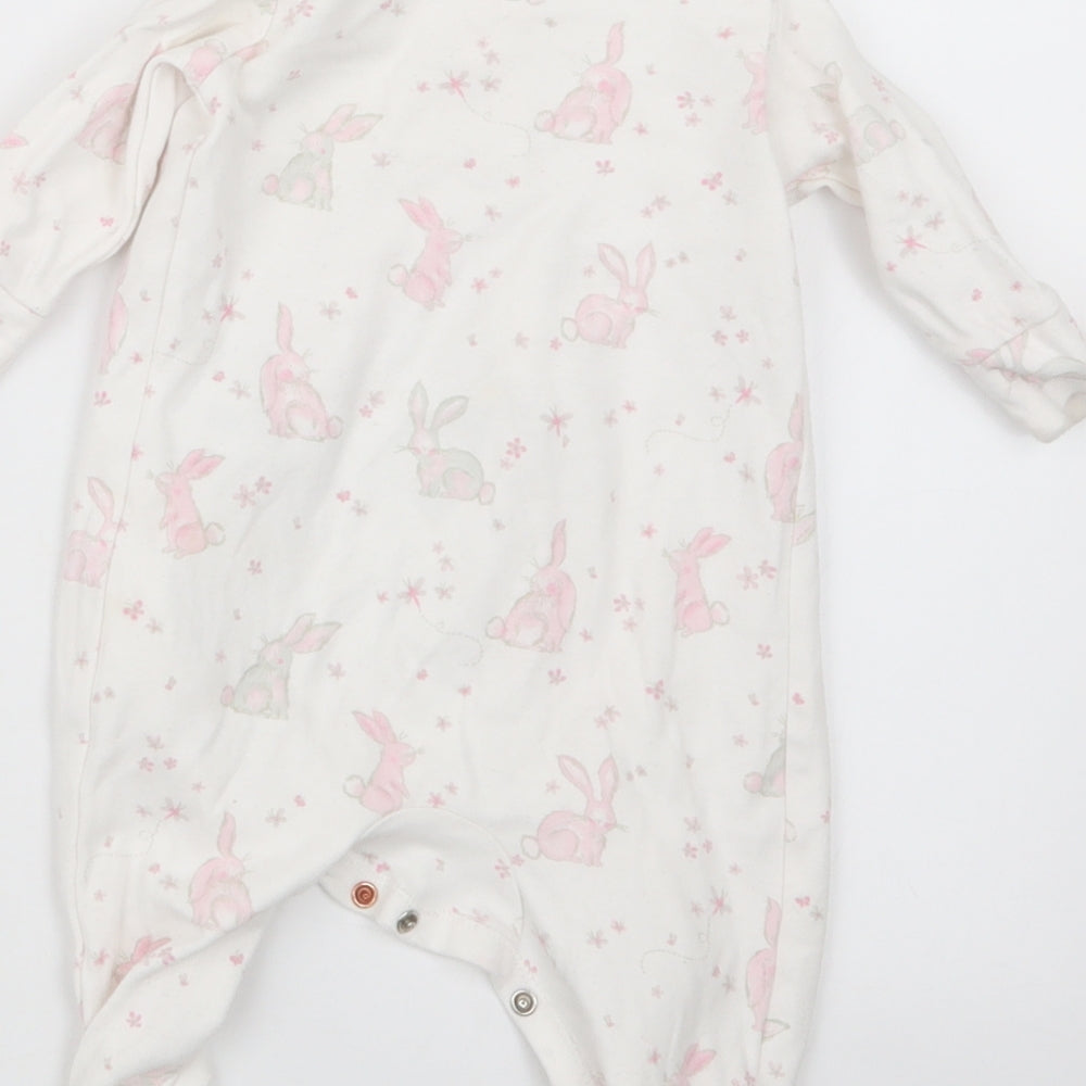 NEXT Girls Pink Geometric  Babydoll One Piece Size 3-6 Months