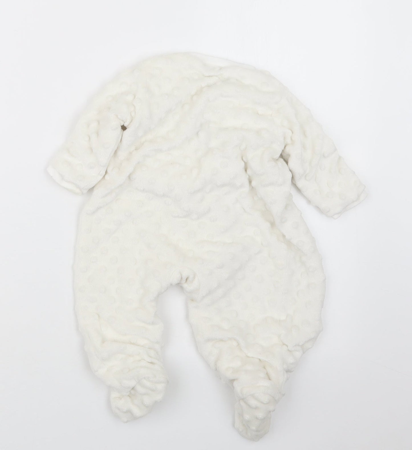 kyle&deena Girls White   Coverall Outfit/Set Size 6-9 Months