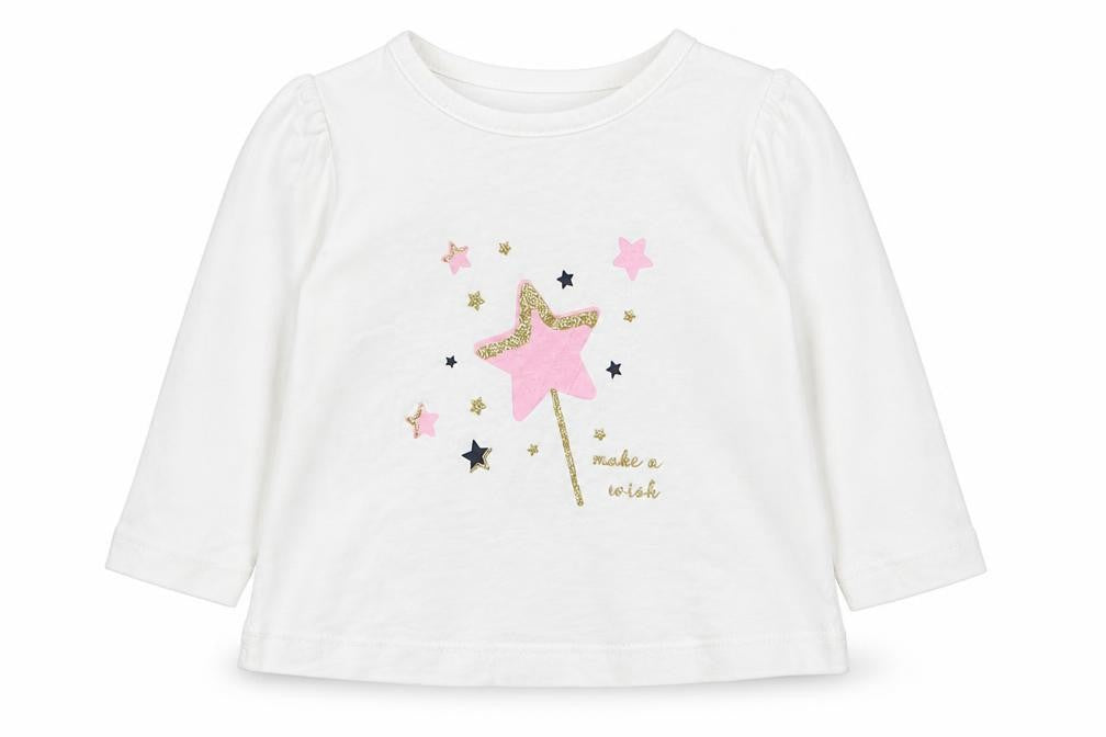 Matalan Girls White   Basic T-Shirt Size 3-6 Months